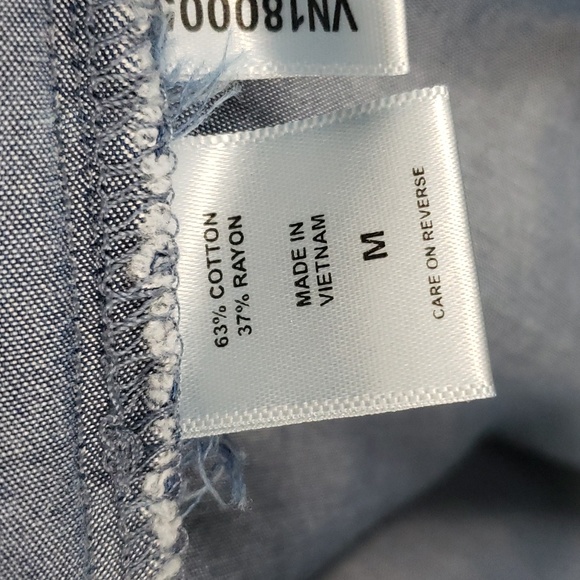 NY & Co Sleeveless Button Front Trapeze Dress - Picture 7 of 8